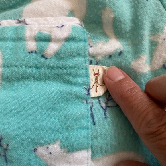 Munki Munki Long Sleeve Polar Bear PJ Top Sz XS - Picture 5 of 9